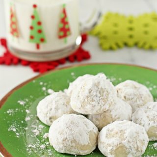 Snowball Cookies with Mini Chocolate Chips