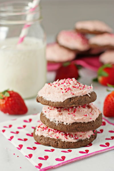 Chewy Chocolate Sugar Cookies