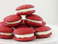 Red Velvet Sandwich Cookies | Cookie Monster Cooking