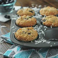 Blueberry Coconut Muffins | Cookie Monster Cooking