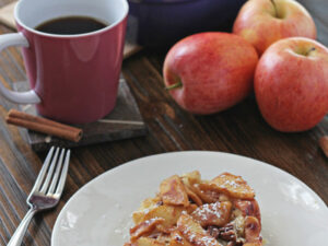 Overnight Baked Apple Cinnamon French Toast | Cookie Monster Cooking