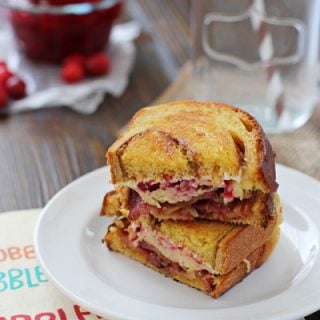 Cranberry Bacon Grilled Cheese | Cookie Monster Cooking