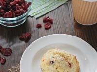 Cranberry Orange White Chocolate Scones | Cookie Monster Cooking