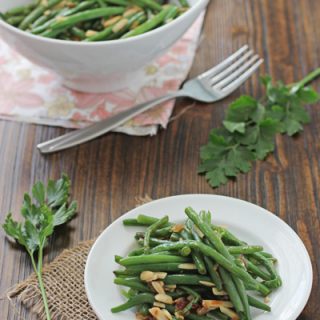 Green Beans with Almonds and Shallots | Cookie Monster Cooking