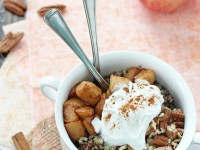 Apple Cinnamon Quinoa Breakfast Bowl | cookiemonstercooking.com