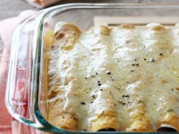 Butternut Squash, Sausage and Spinach Enchiladas | cookiemonstercooking.com