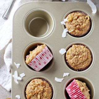 Whole Grain Morning Glory Muffins | cookiemonstercooking.com