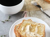 Bright and herby, this lemon thyme english muffin bread makes for the best toast! Simple & no knead, you’ll have homemade bread in no time!