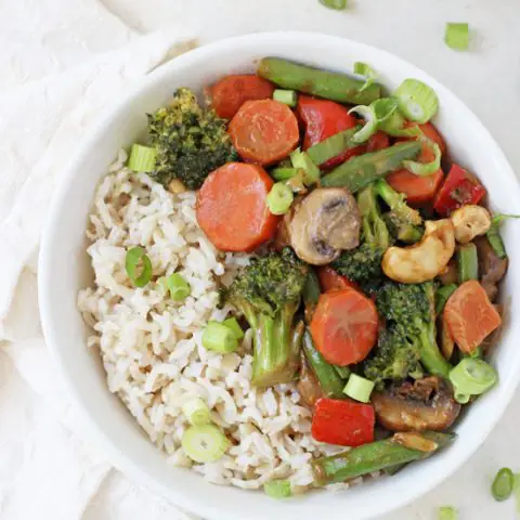 Garlic Ginger Veggie Stir Fry