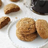 Perfectly soft & chewy whole wheat pumpkin cookies! With pumpkin puree, warm fall spices and rich vanilla! A staple for the season!