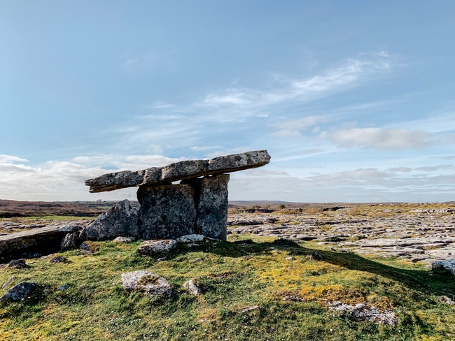 Poulnabrone Tomb in Ireland.