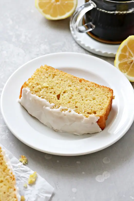 Lemon Drizzle Traybake - Veggie Desserts